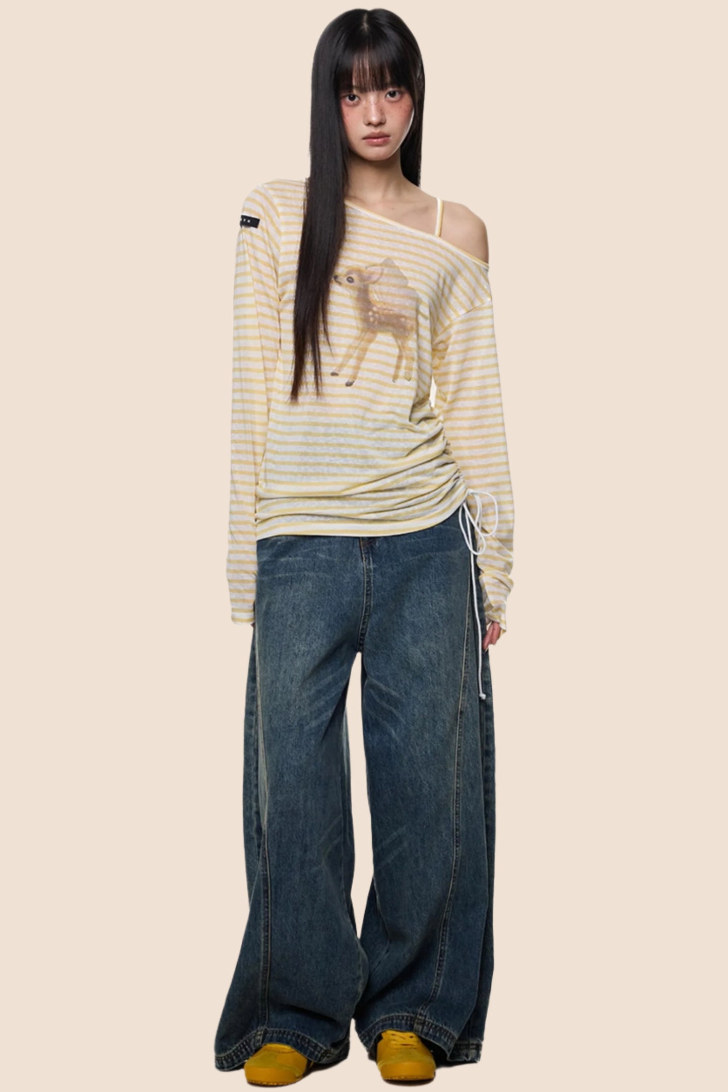 Slant Shoulder Sunscreen Tee