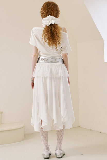 Summer Lace Fishtail Skirt