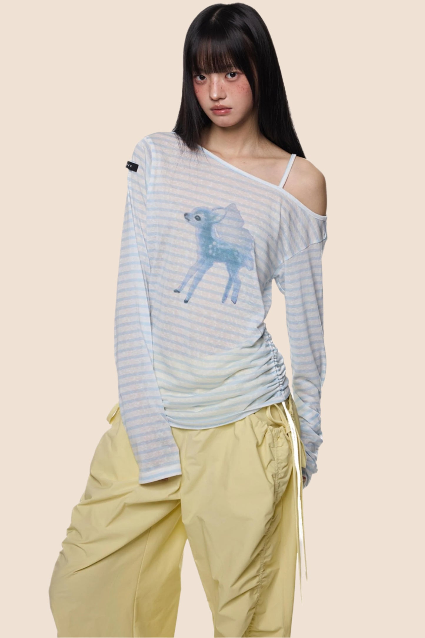 Slant Shoulder Sunscreen Tee