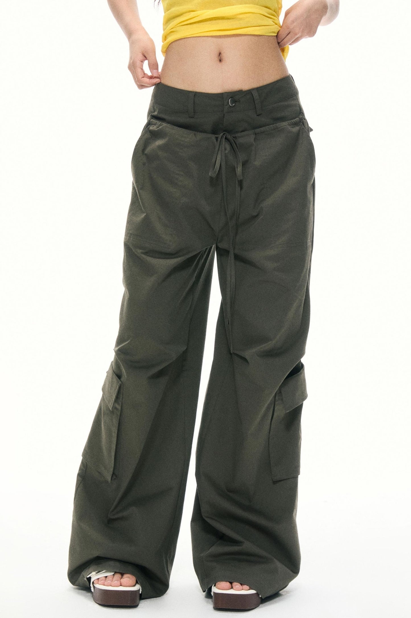 Summer High-Waisted Wide-Leg Kids Pants