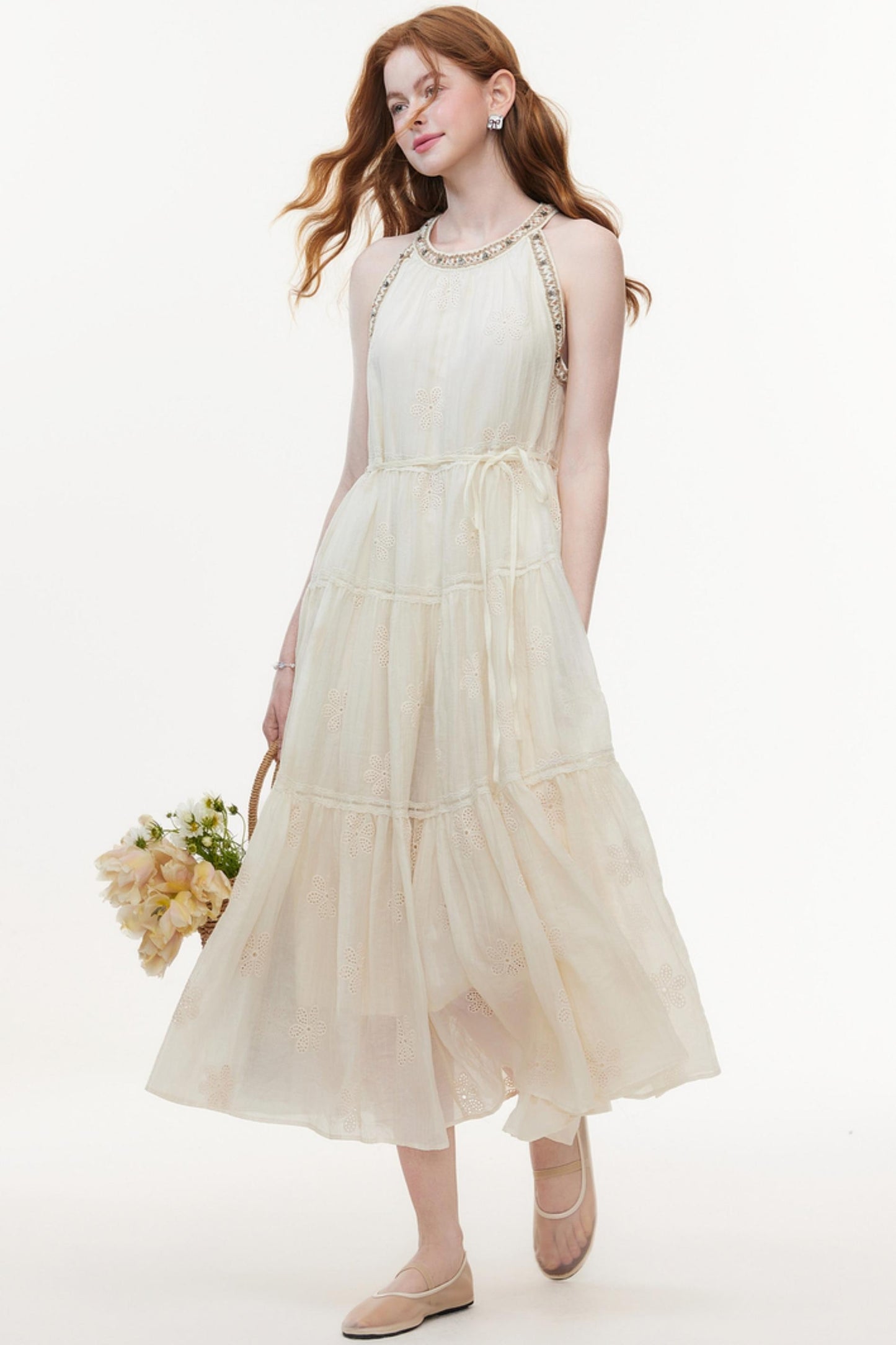 Summer Jasmine Rice Swing Dress
