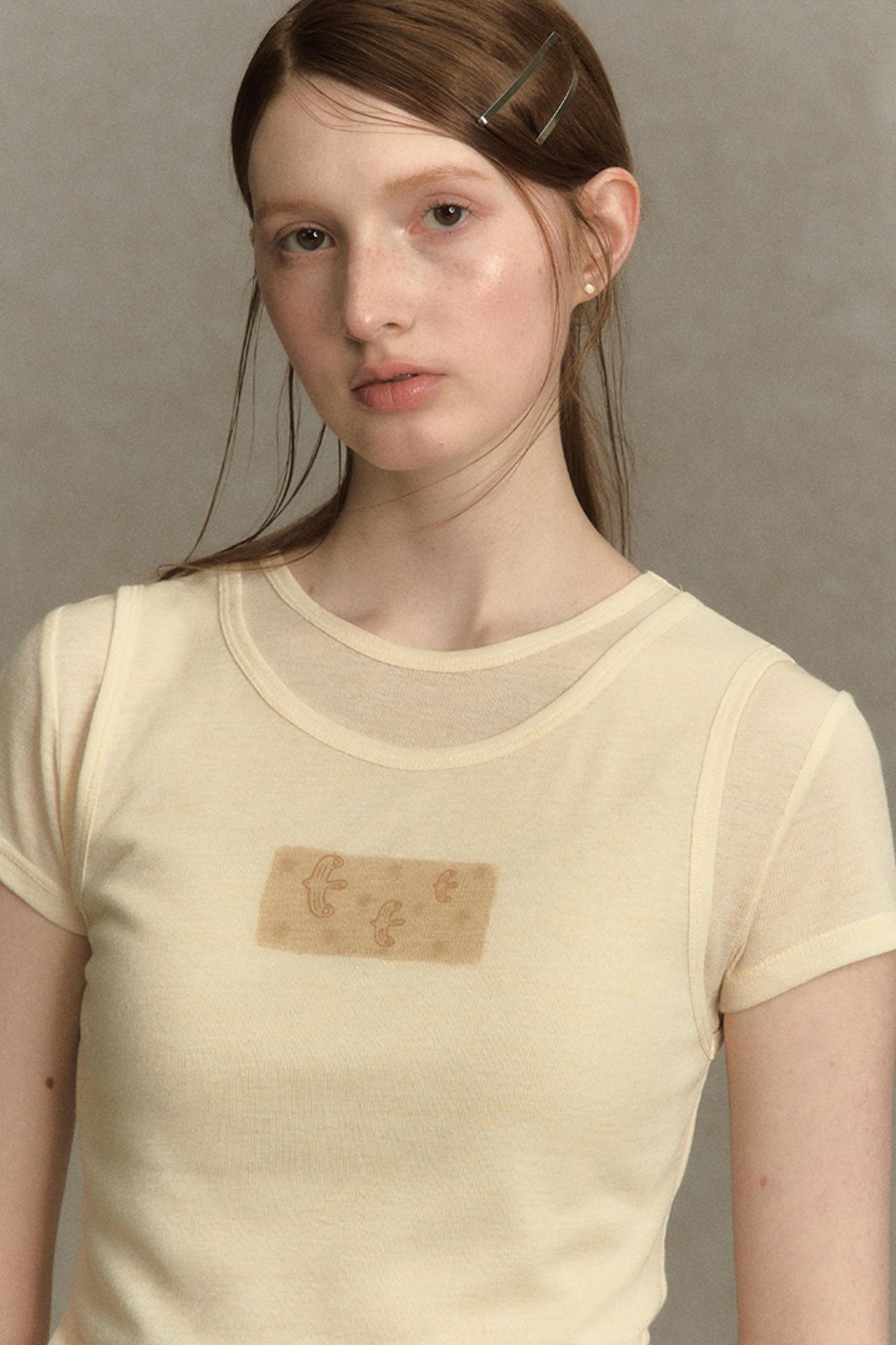 Slim Round Graphic Tee