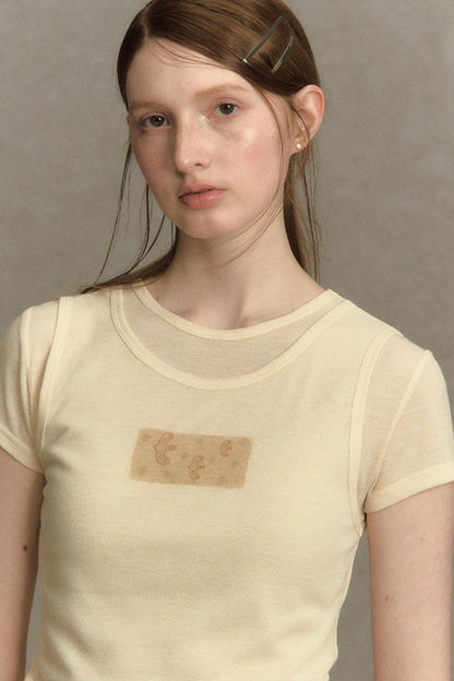 Slim Round Graphic Tee