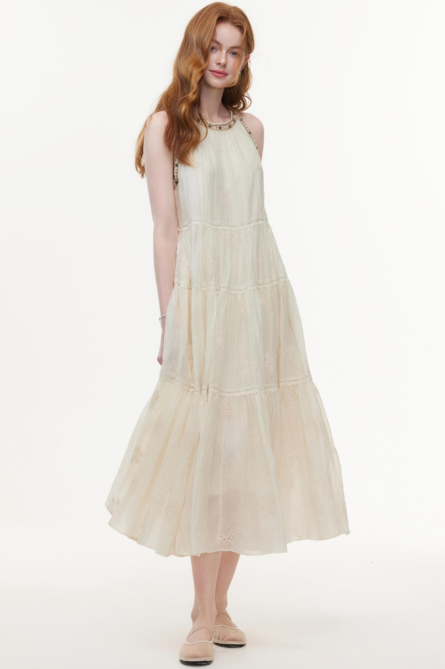 Summer Jasmine Rice Swing Dress