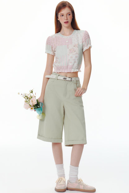 Summer Blossom Knit Tee