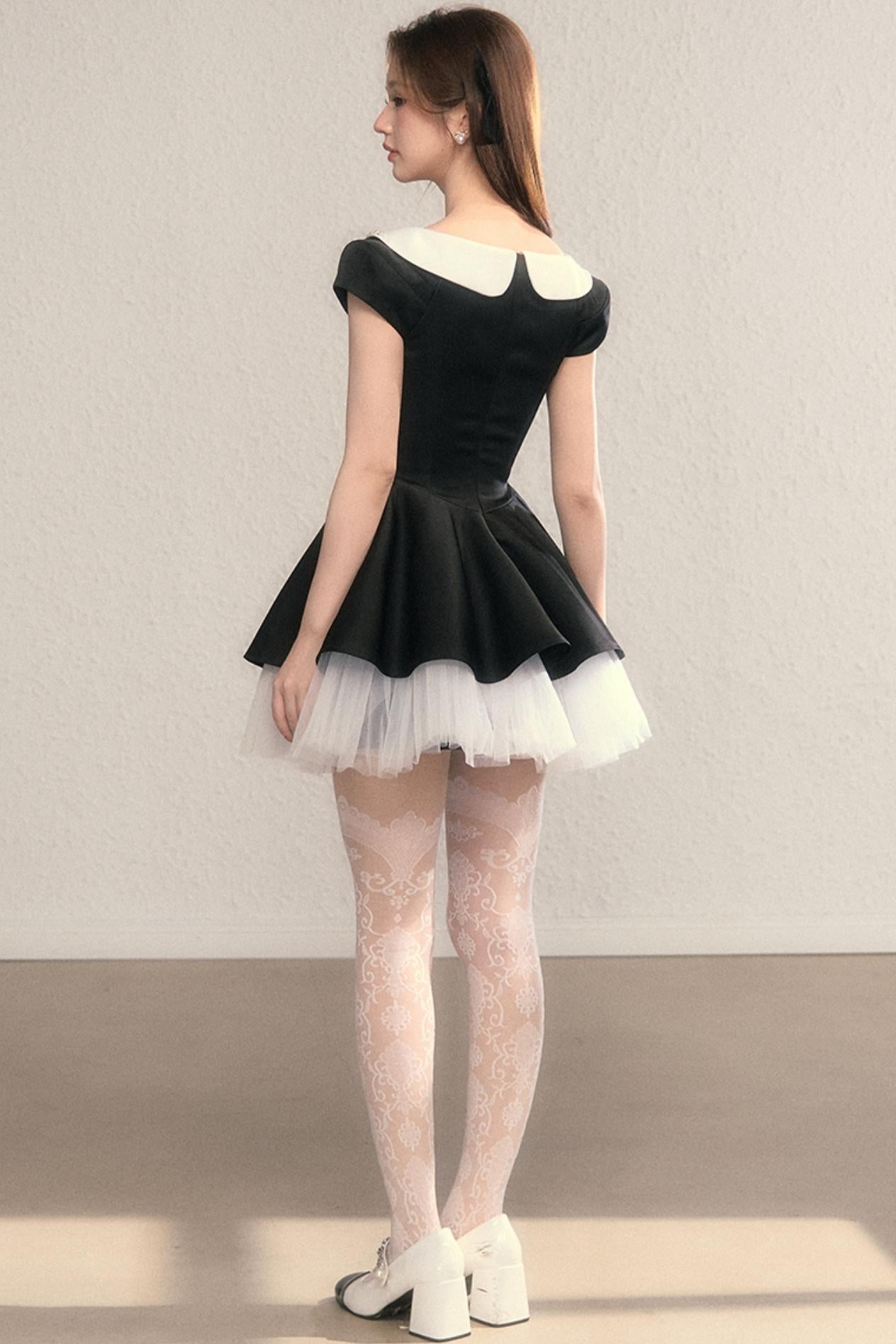 Blue Madeleine A-Line Princess Dress