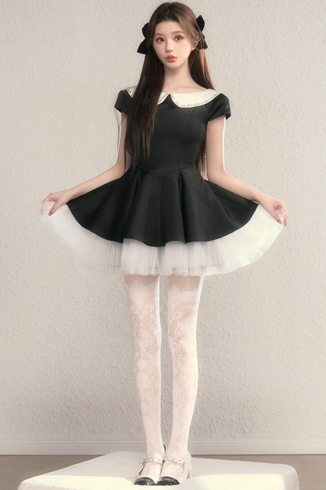 Blue Madeleine A-Line Princess Dress