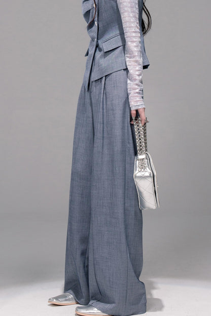 Star Sparkle Pleated Pants Set-Up