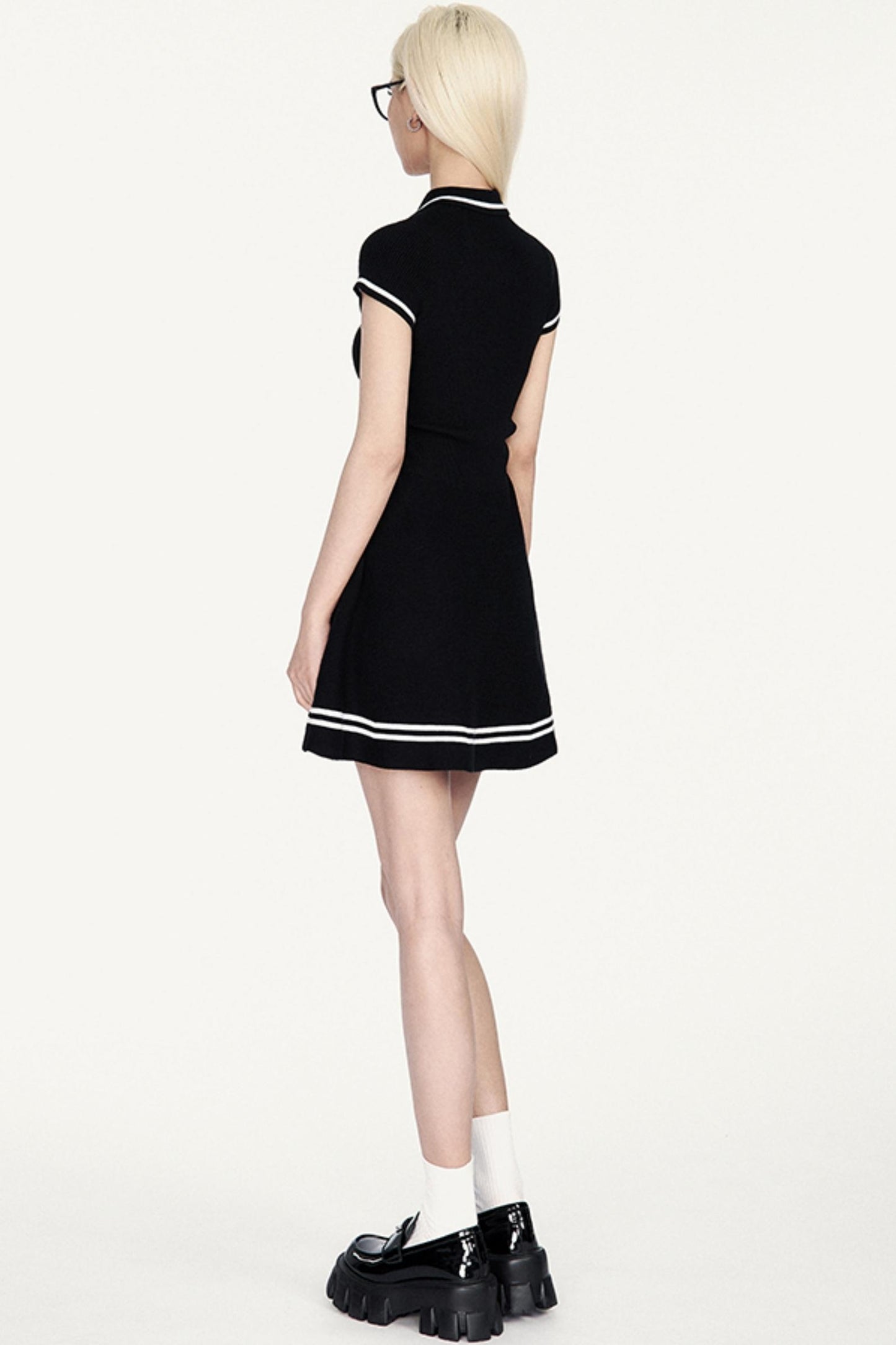 Teen Color Block Polo Dress