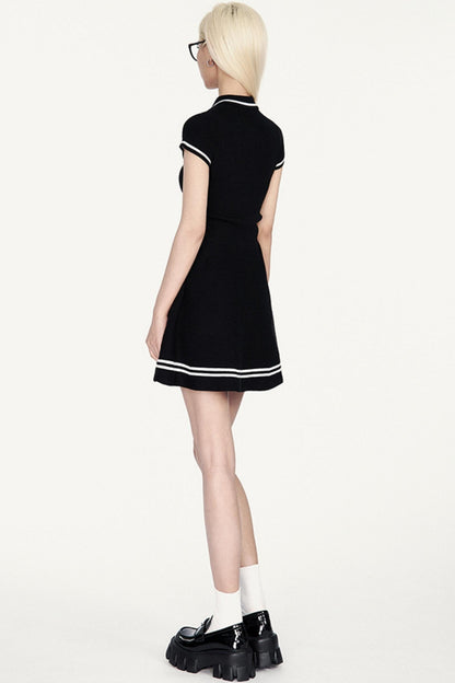 Teen Color Block Polo Dress