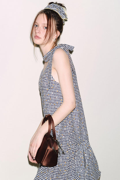 Floral Tie-Shoulder Mini Dress