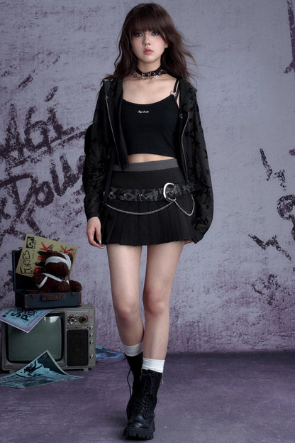 High Rise Curve Skirt