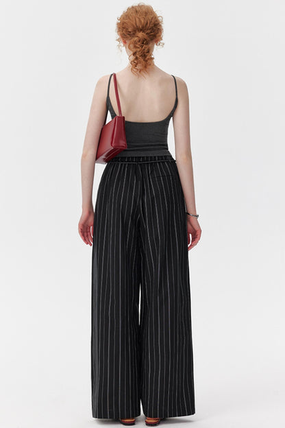 Black Wide-Leg Trousers