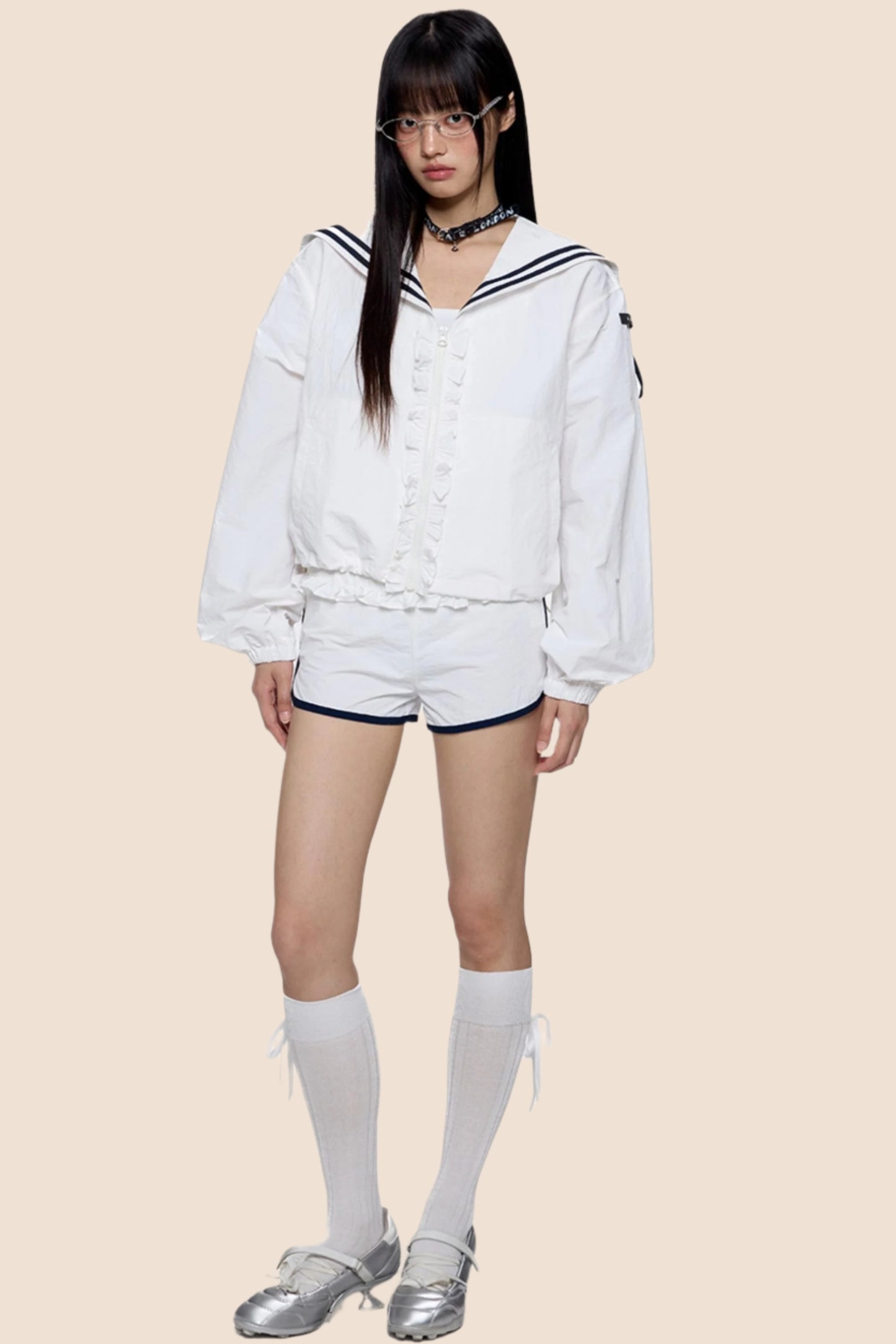 Ruffle Collar Sunscreen Set-Up