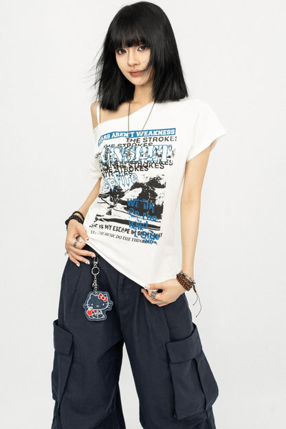 American Retro Summer Slim Top