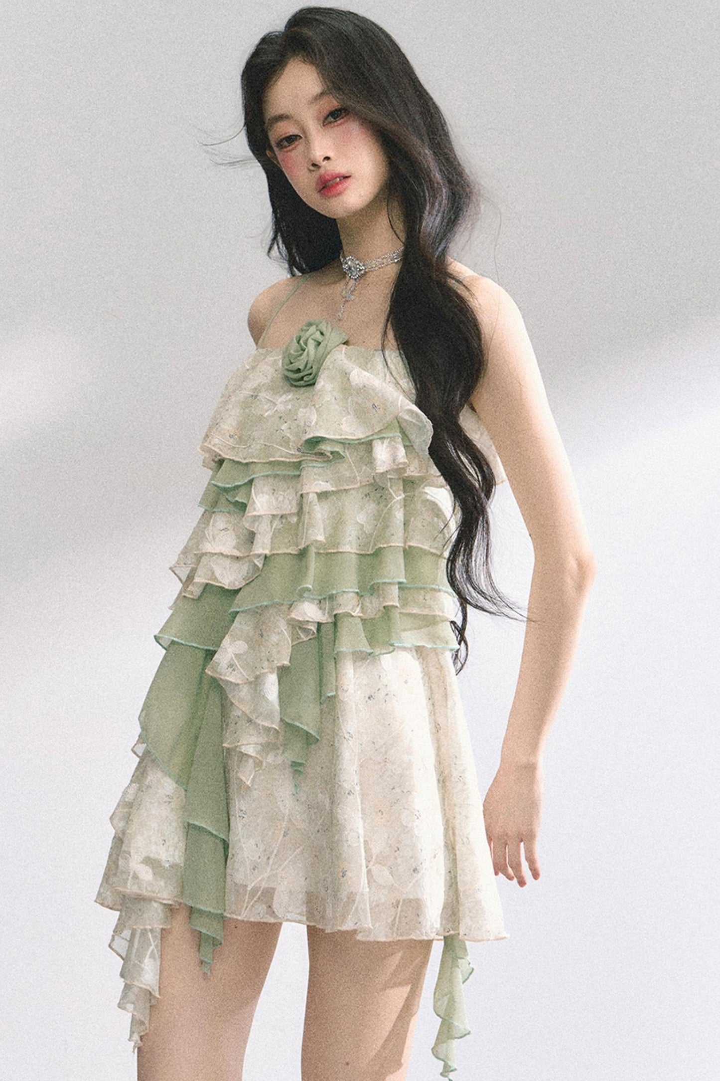 One-Shoulder Lace Dress