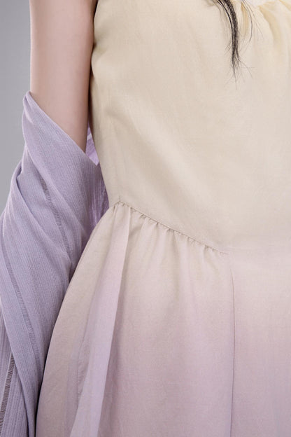 Romantic Purple A-Line Dress