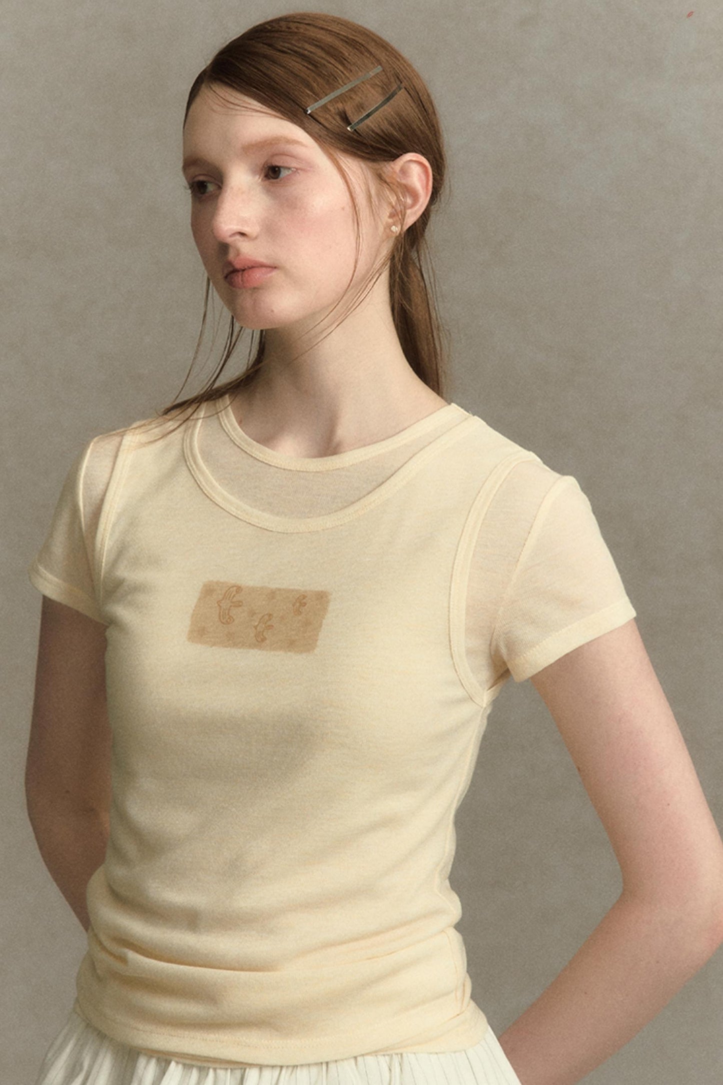 Slim Round Graphic Tee