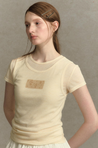 Slim Round Graphic Tee