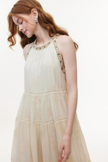 Summer Jasmine Rice Swing Dress