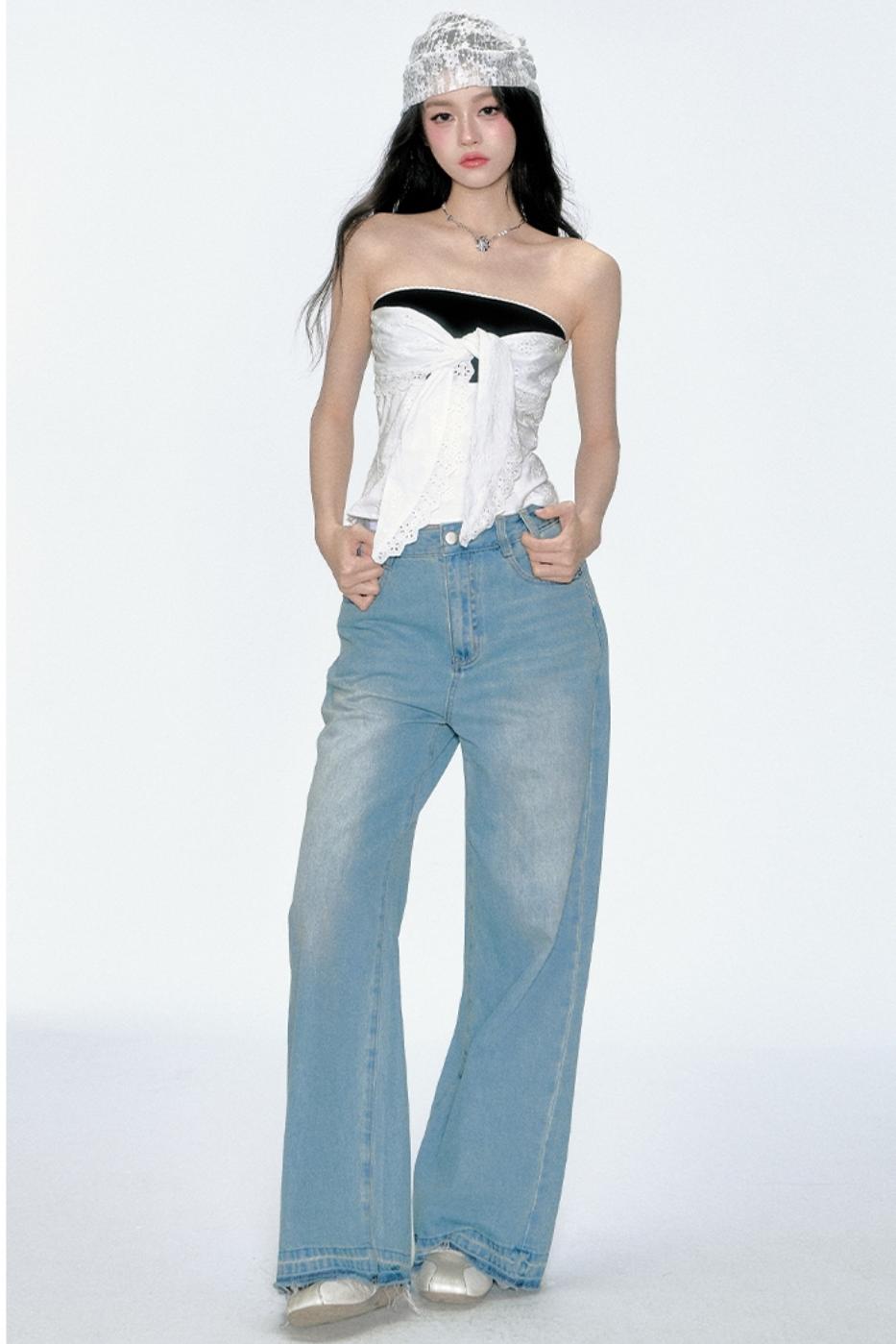 Embroidered Crop Top