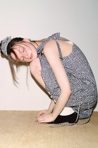 Floral Tie-Shoulder Mini Dress