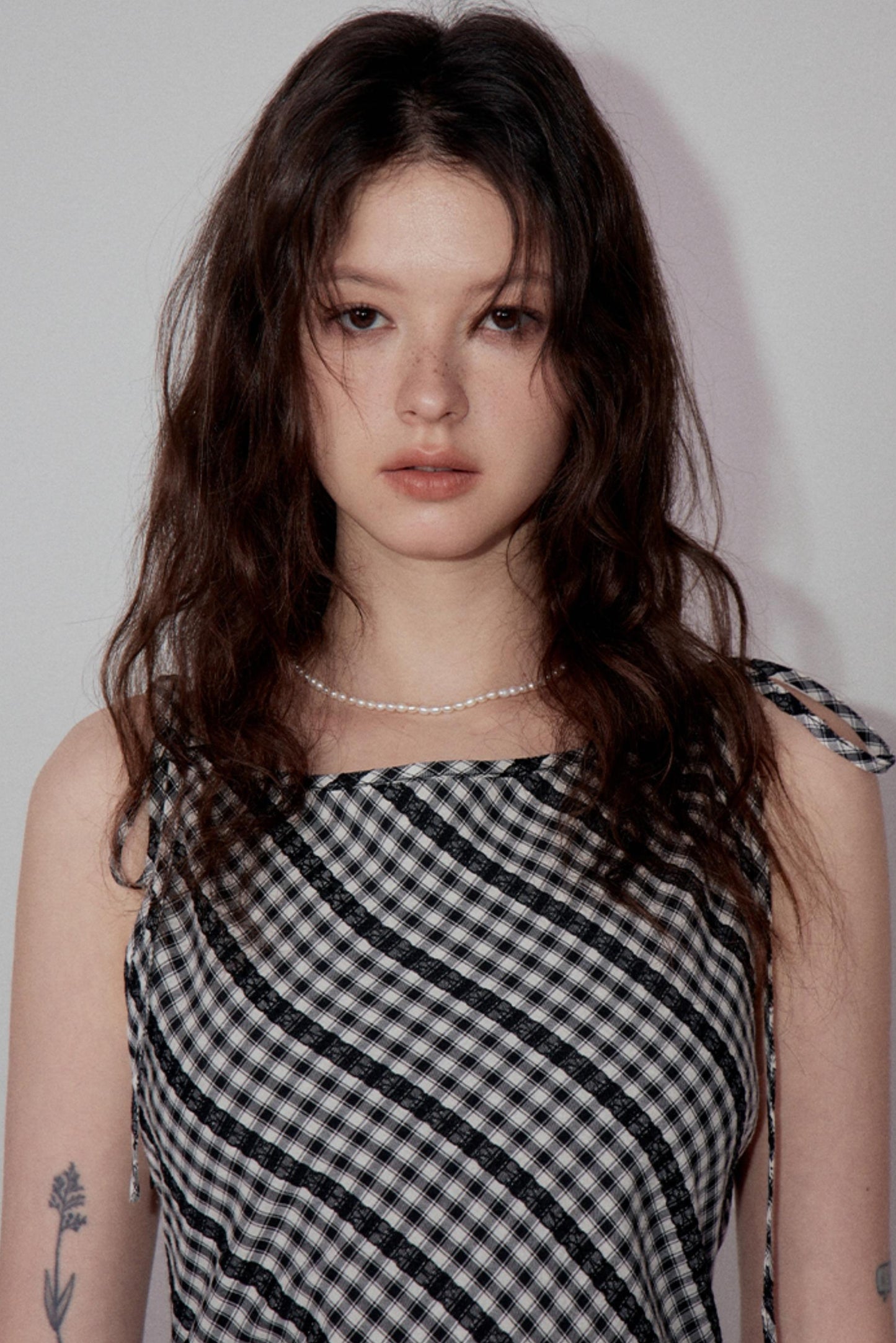 Luxury Lace Plaid Layered Dress