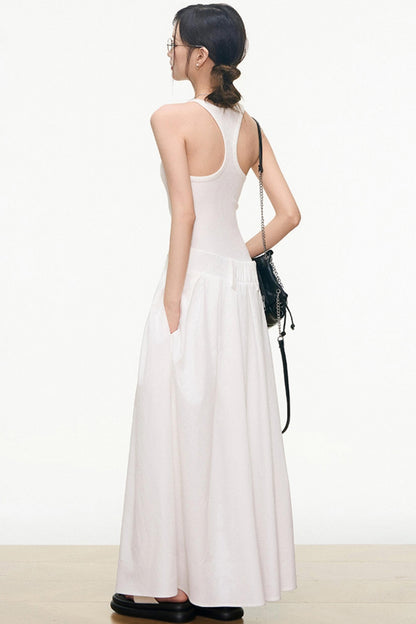 Flattering Layered Maxi Dress