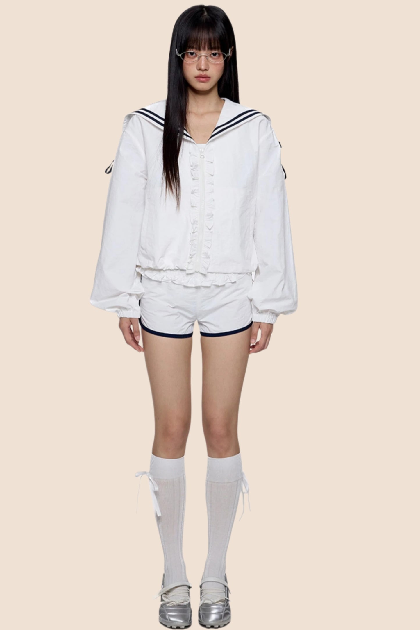 Ruffle Collar Sunscreen Set-Up