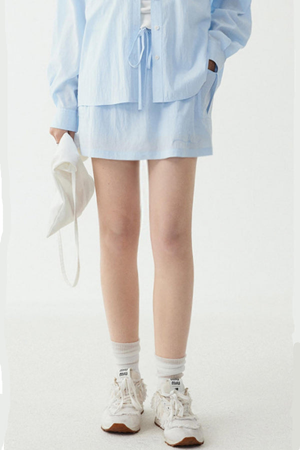 Light Embroidered Blouse Set-Up