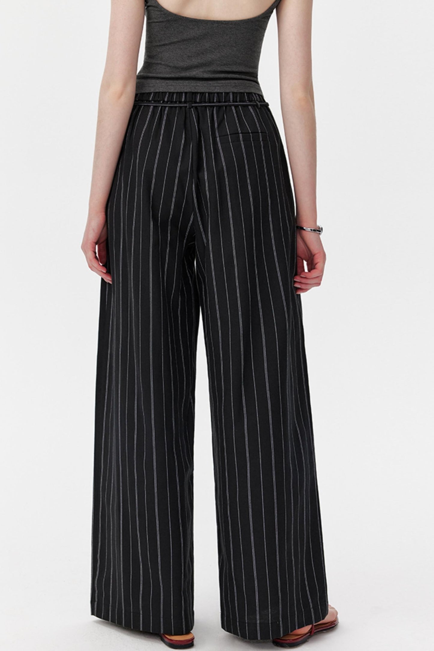 Black Wide-Leg Trousers