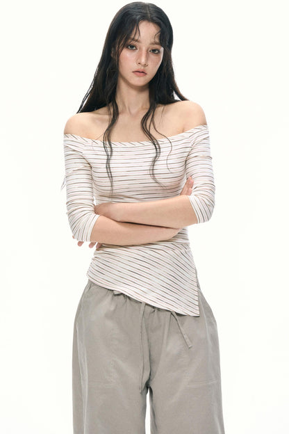 Irregular Stripe Top