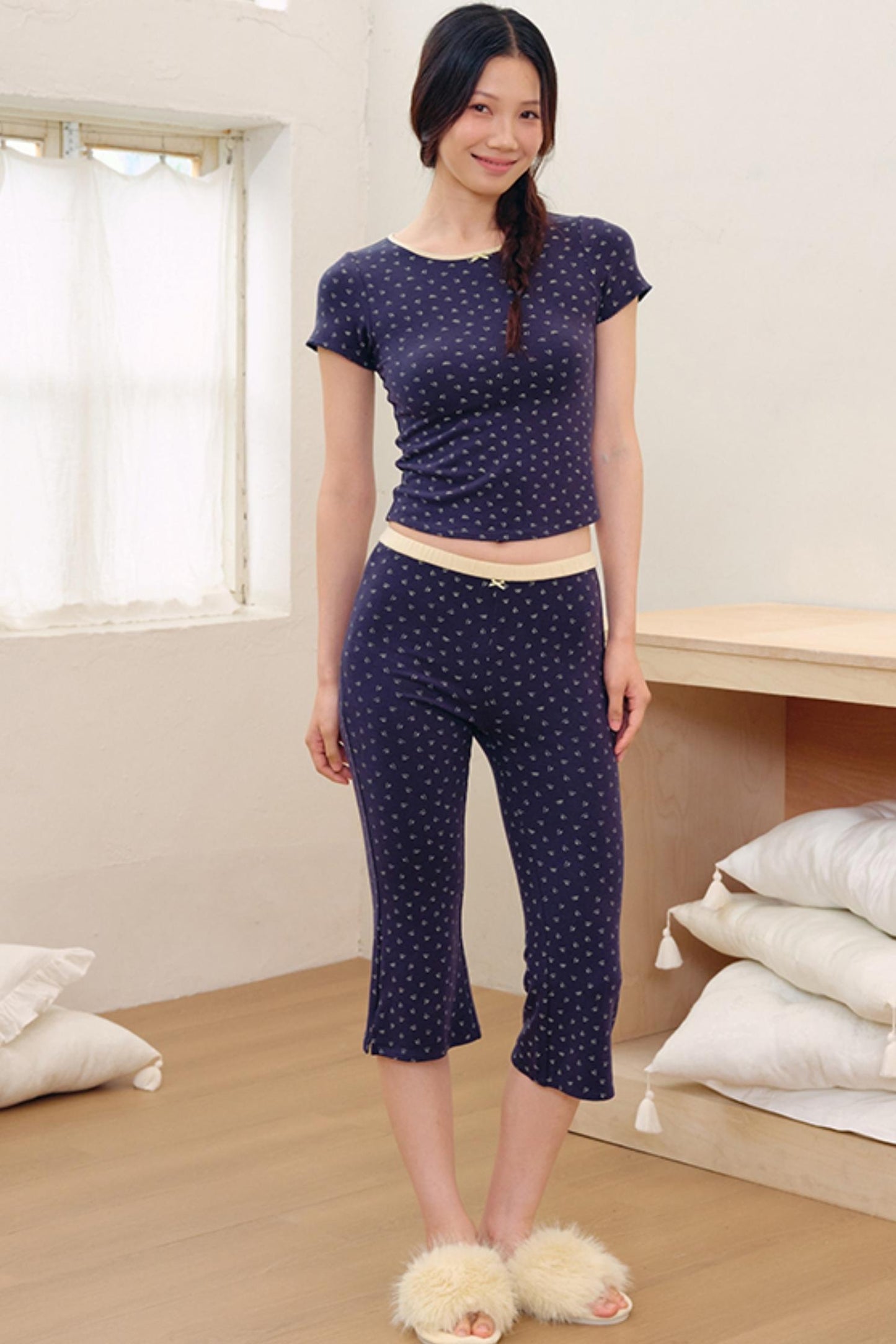 Forest Floral Short Sleeve T-Shirt Set-Up