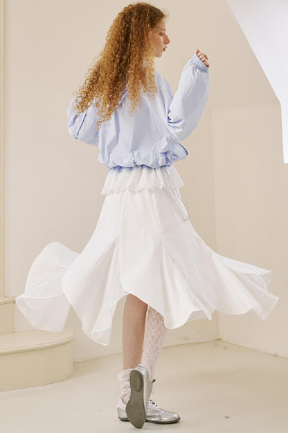 Summer Lace Fishtail Skirt