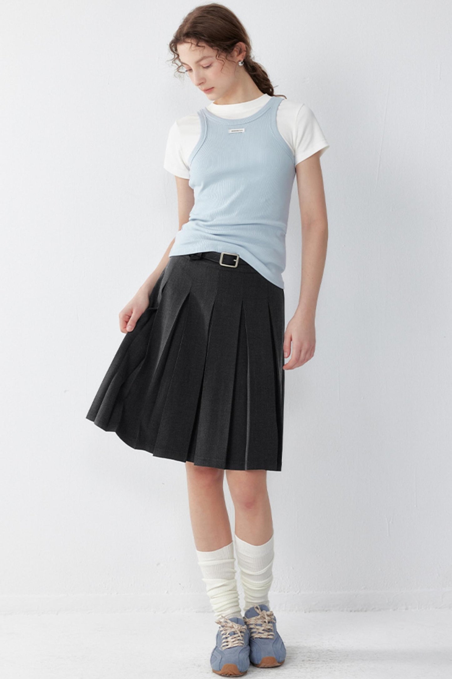 Organic Cotton Peplum Tank Top