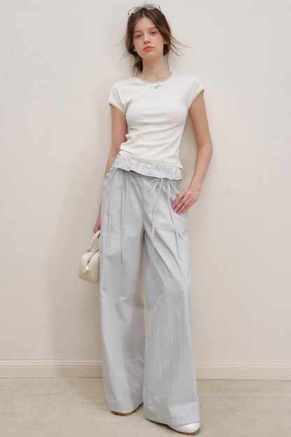 Bow Tie Casual Pants