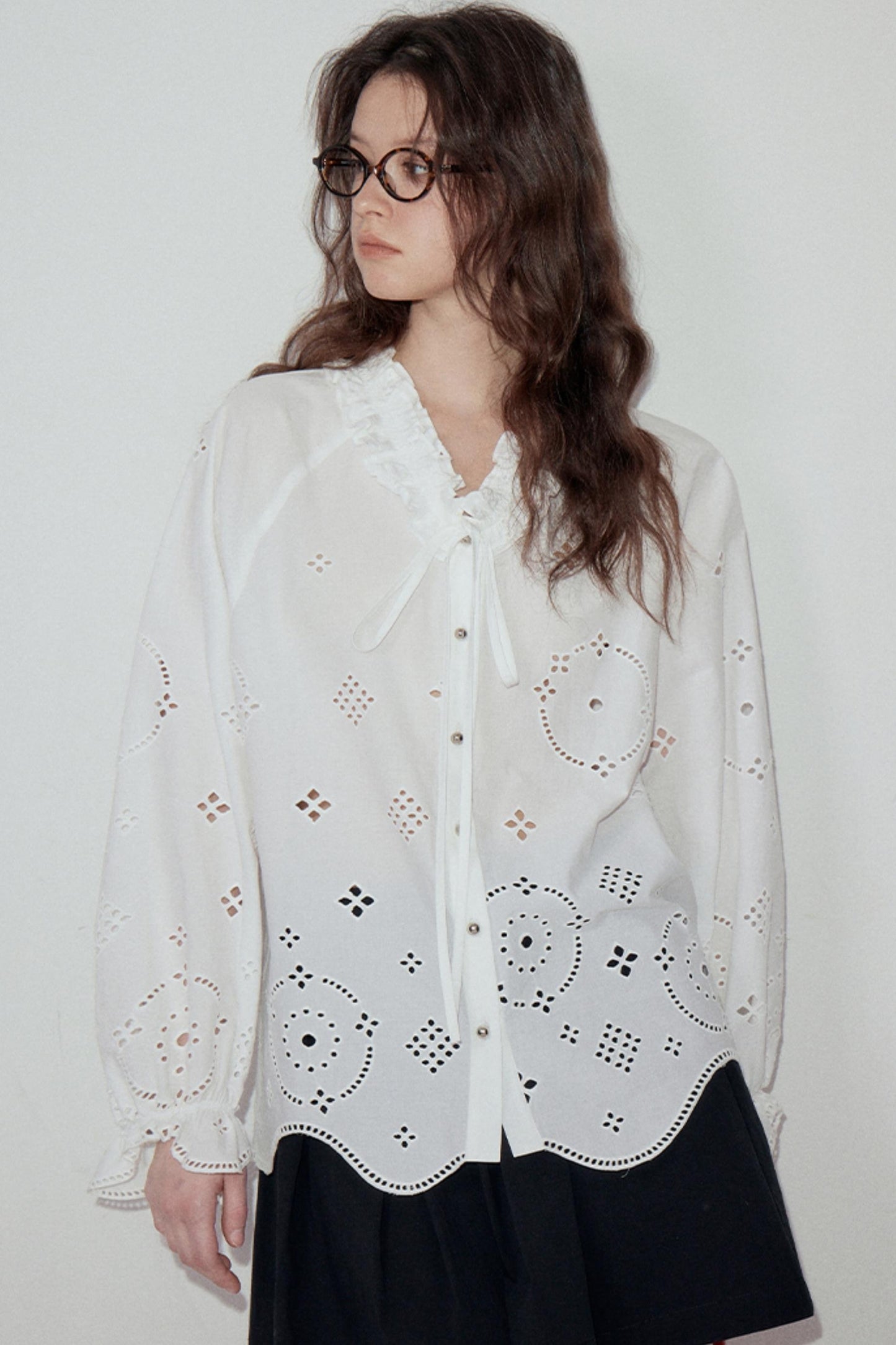 Autumn Elegance Long-Sleeve Shirt