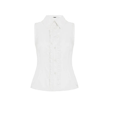 Two-Tone Lace Tank Top