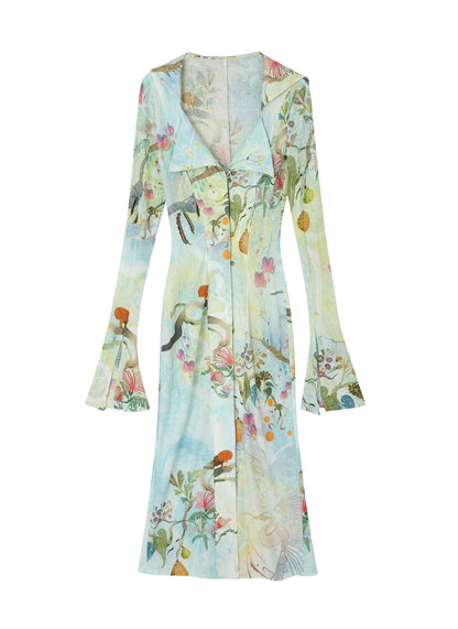 Fantasy Botanical Knit Shirt