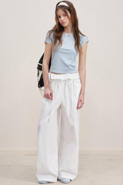 Bow Tie Casual Pants