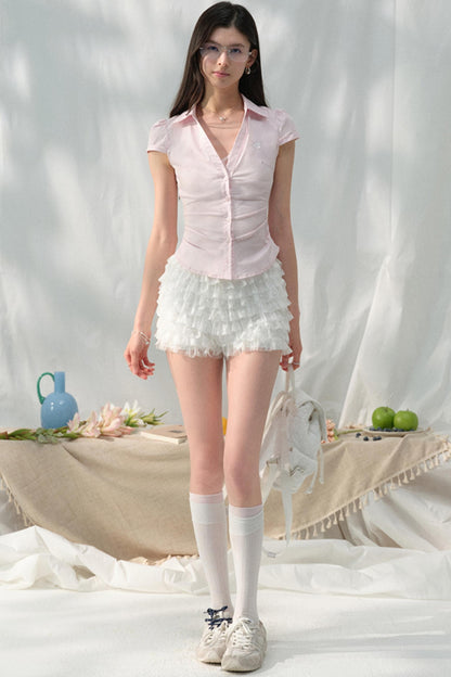 Stretchy Short Sleeve Shirt