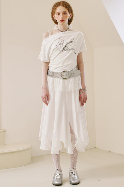 Summer Lace Fishtail Skirt