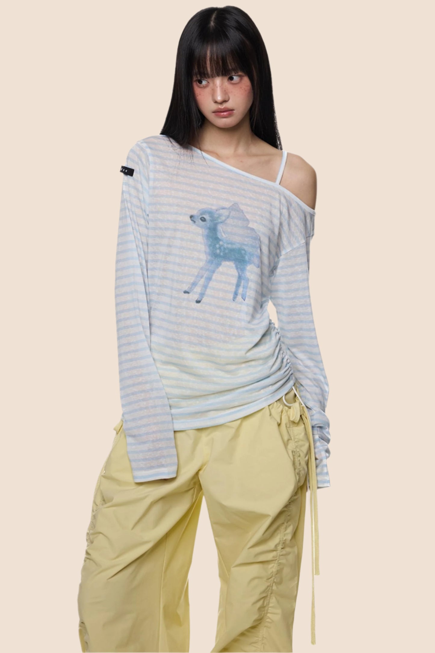 Slant Shoulder Sunscreen Tee