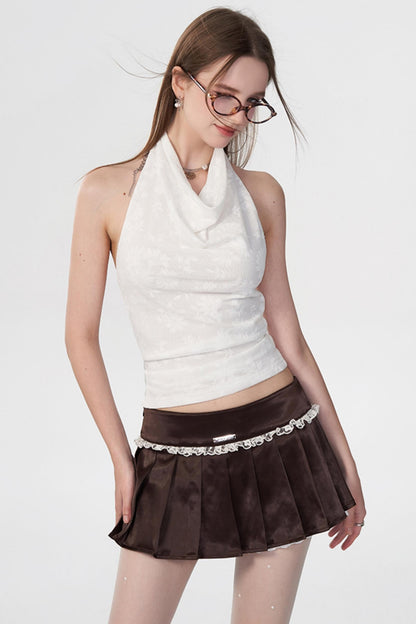 Sunset Lace Mini Skirt