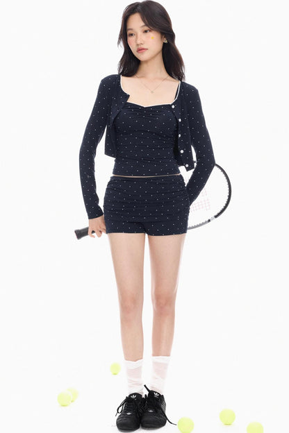 Lace Camisole & Shorts Set-Up