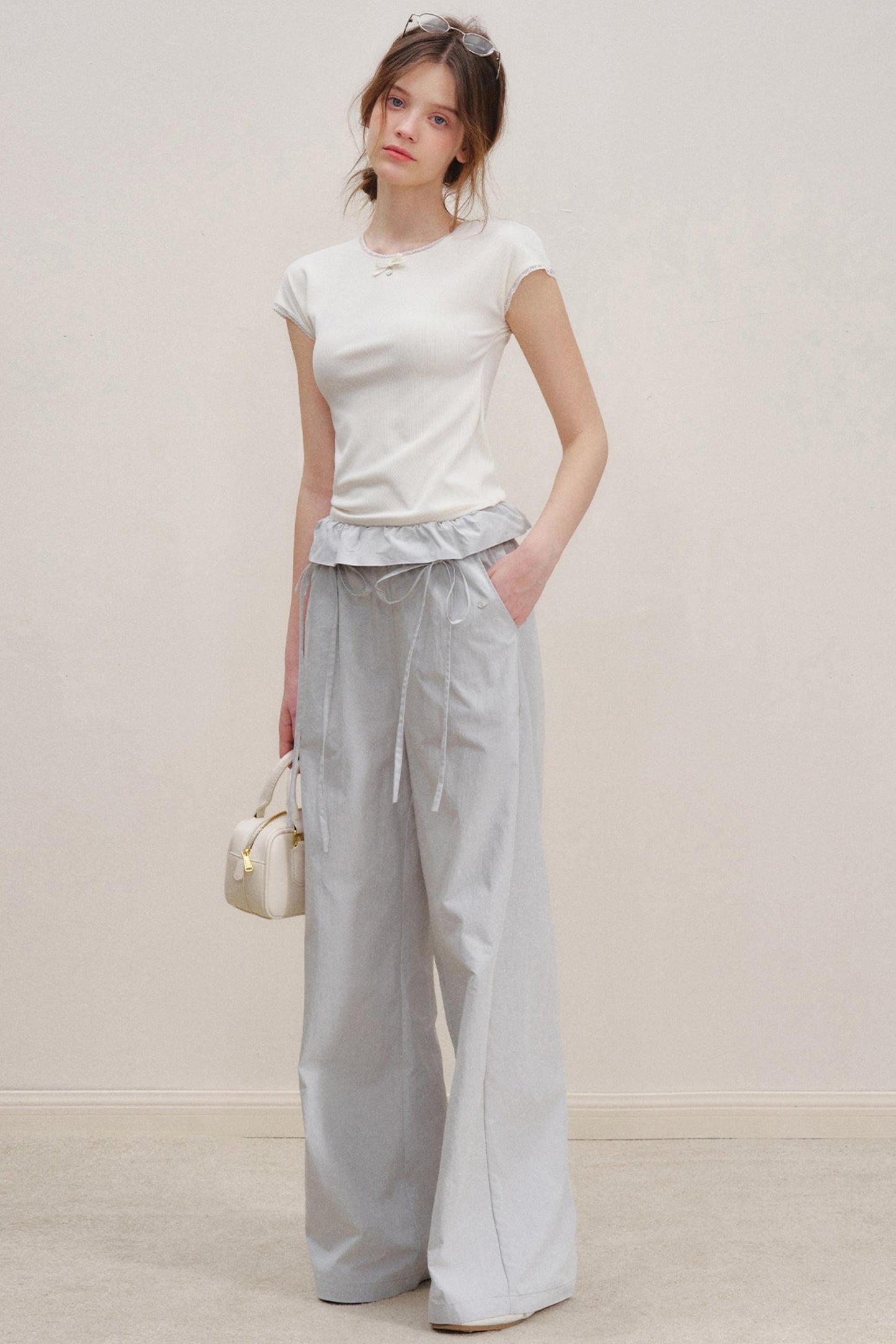 Bow Tie Casual Pants