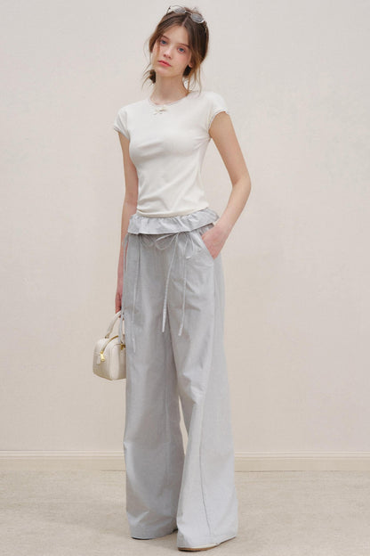 Bow Tie Casual Pants