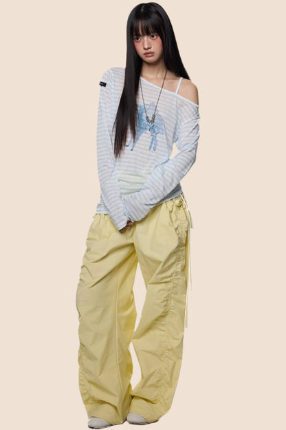 Slant Shoulder Sunscreen Tee