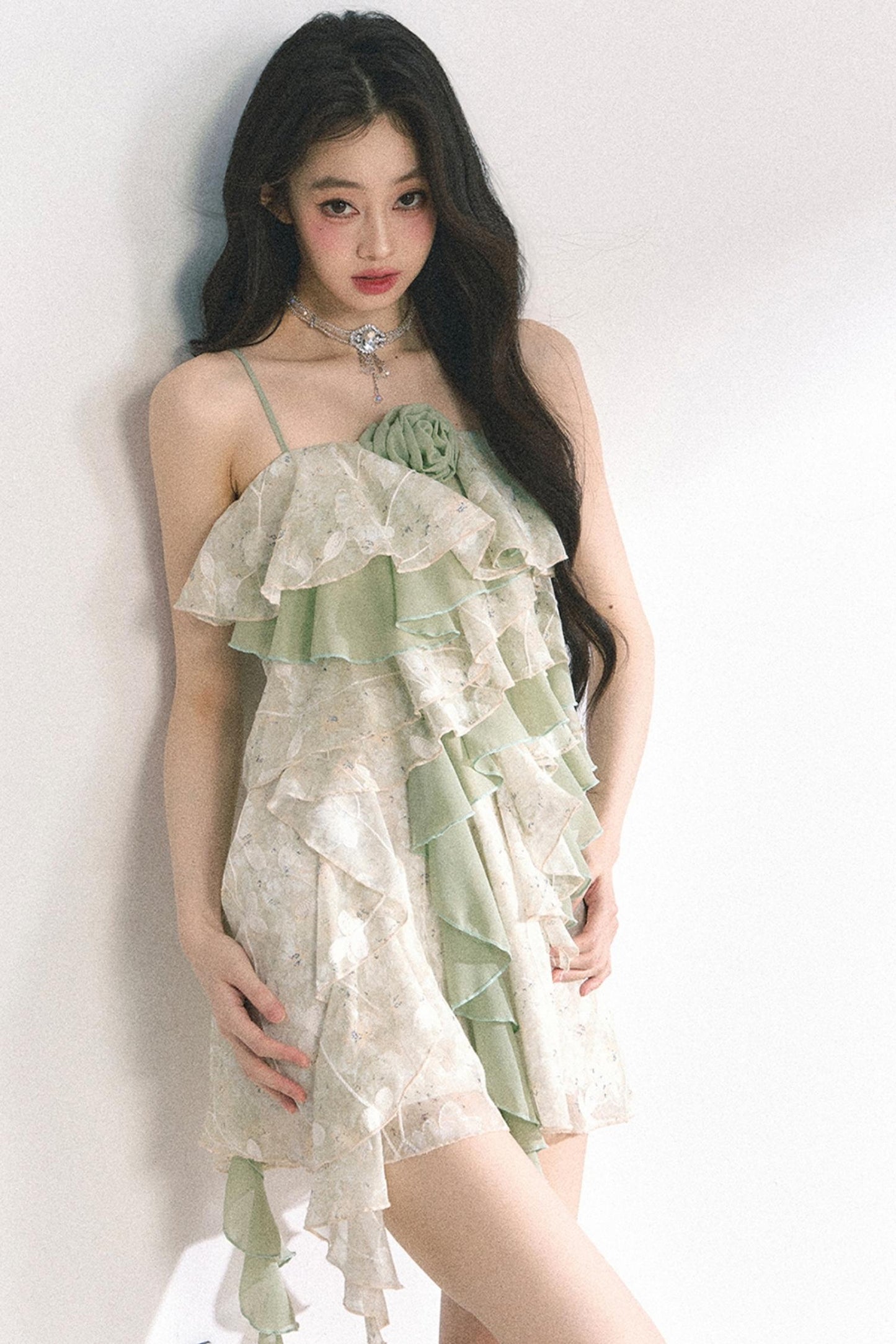 One-Shoulder Lace Dress