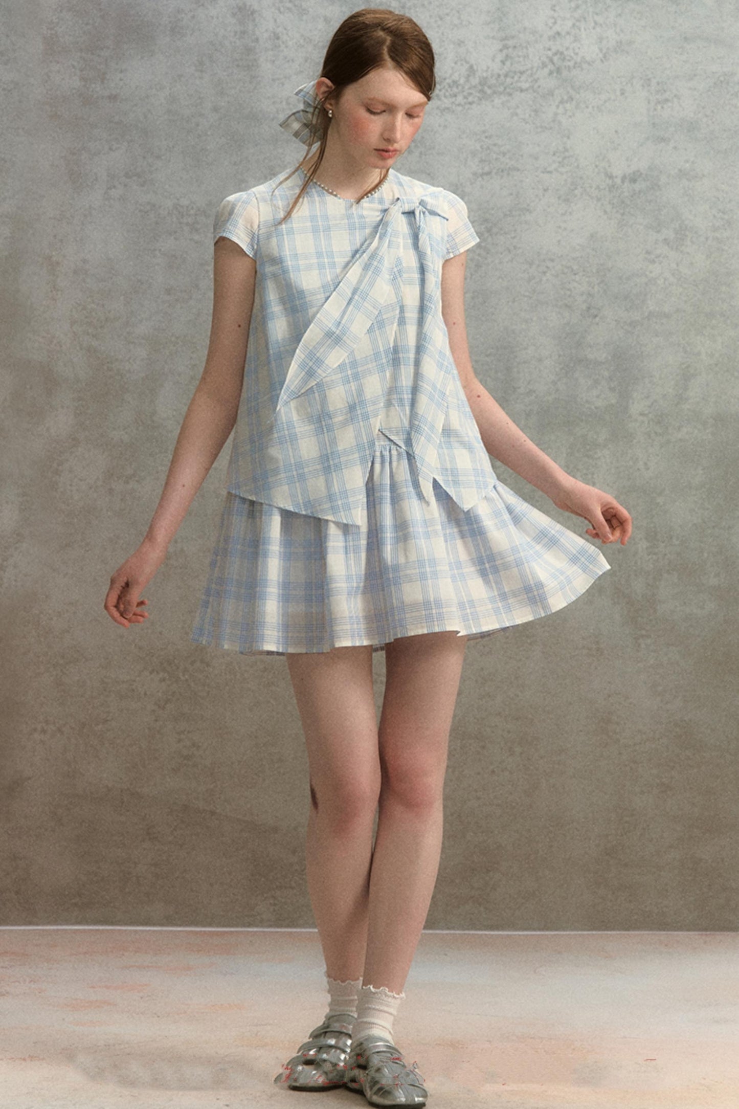 Bow Sleeves Summer Dress